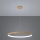 Thoro TH.217 - LED ljuskrona med textilsladd RIO LED/30W/230V CRI 95 4000K diameter 55 cm guld