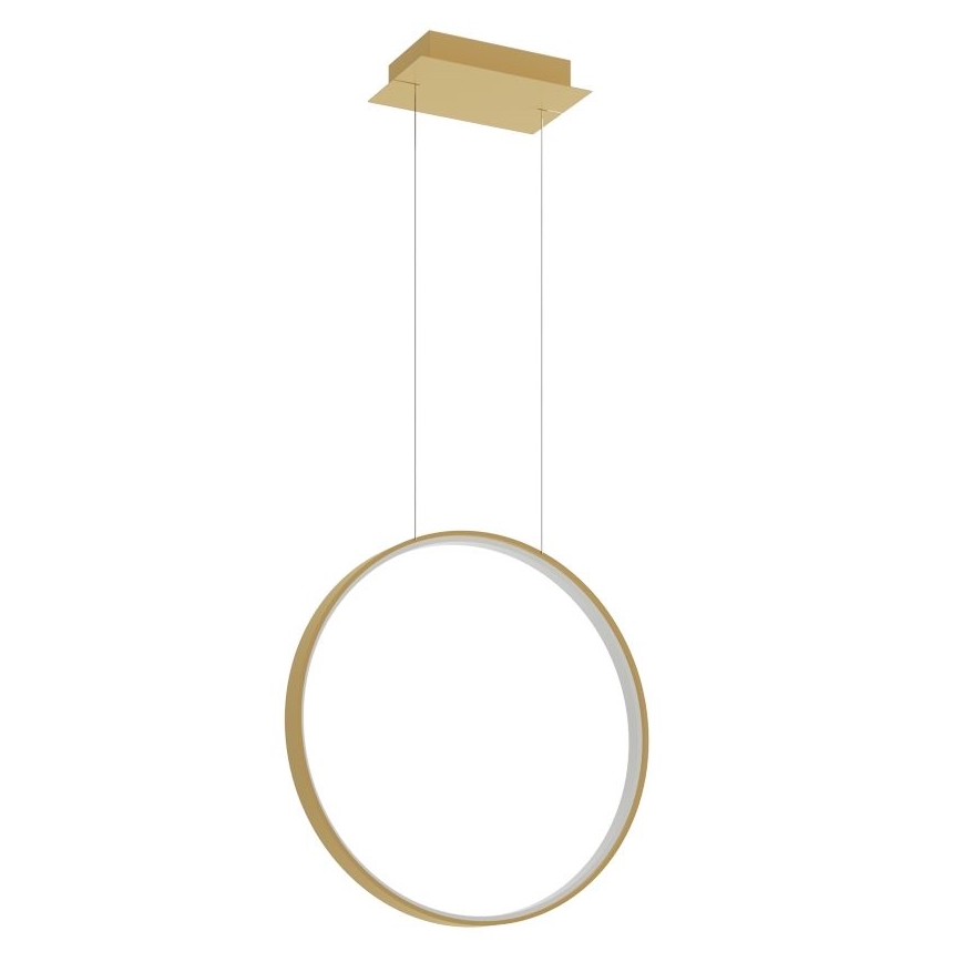 Thoro TH.220 - LED ljuskrona med textilsladd RIO LED/30W/230V CRI 90 3000K diameter 55 cm guld