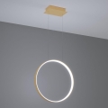 Thoro TH.221 - LED ljuskrona med textilsladd RIO LED/30W/230V CRI 95 4000K diameter 55 cm guld