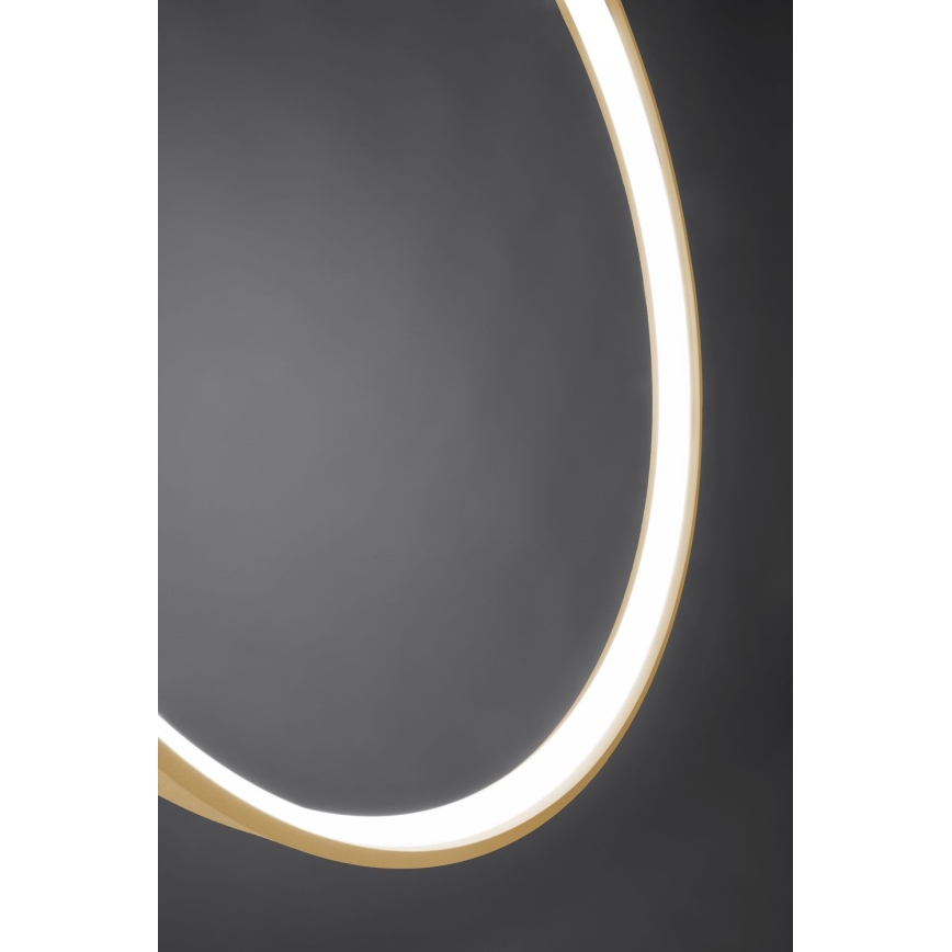 Thoro TH.221 - LED ljuskrona med textilsladd RIO LED/30W/230V CRI 95 4000K diameter 55 cm guld