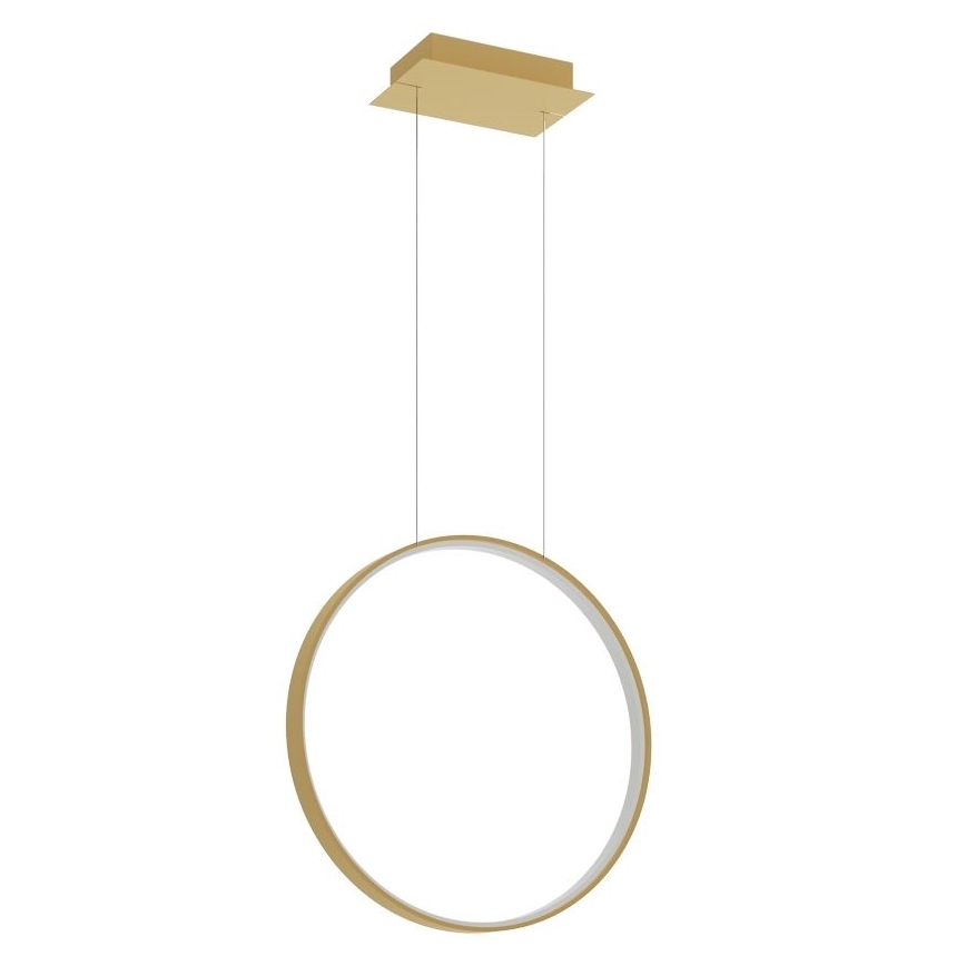Thoro TH.221 - LED ljuskrona med textilsladd RIO LED/30W/230V CRI 95 4000K diameter 55 cm guld
