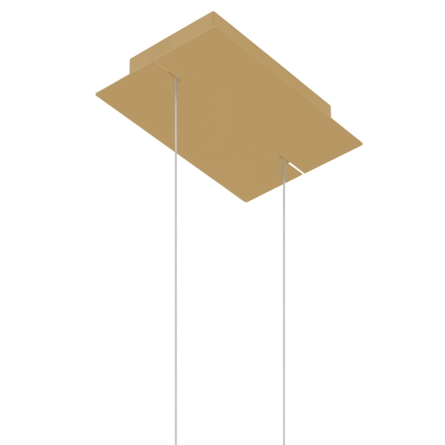 Thoro TH.221 - LED ljuskrona med textilsladd RIO LED/30W/230V CRI 95 4000K diameter 55 cm guld