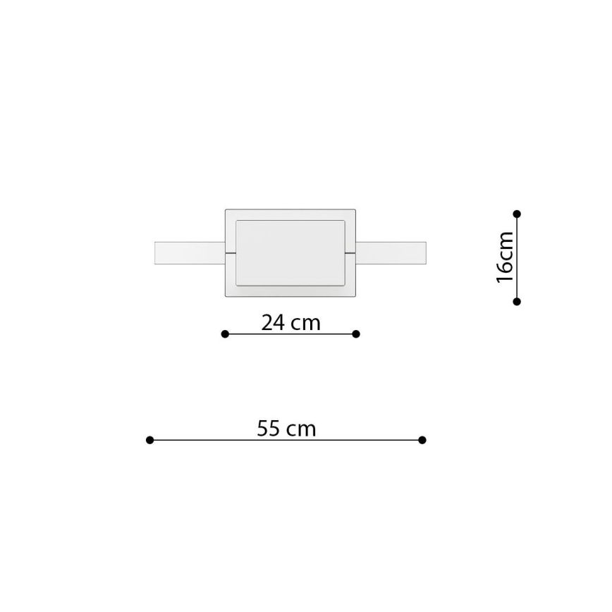 Thoro TH.221 - LED ljuskrona med textilsladd RIO LED/30W/230V CRI 95 4000K diameter 55 cm guld