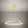 Thoro TH.246 - LED ljuskrona med textilsladd RIO LED/50W/230V CRI 90 3000K diameter 78 cm guld
