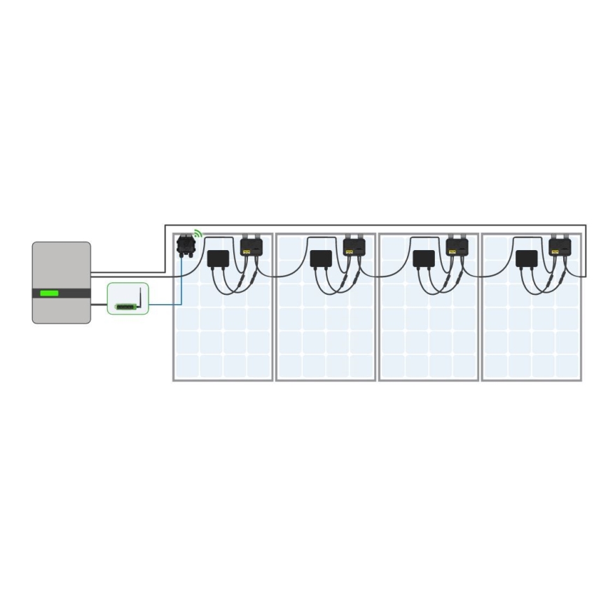 Tigo TS4-A-O 700W - Solpaneloptimerare, 1,2m sladd, MC4