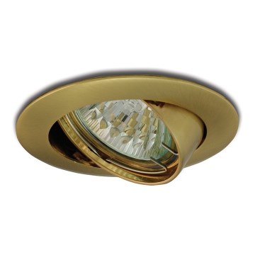 Tiltable upphängd taklampa 1xGU5,3/50W/12V guld