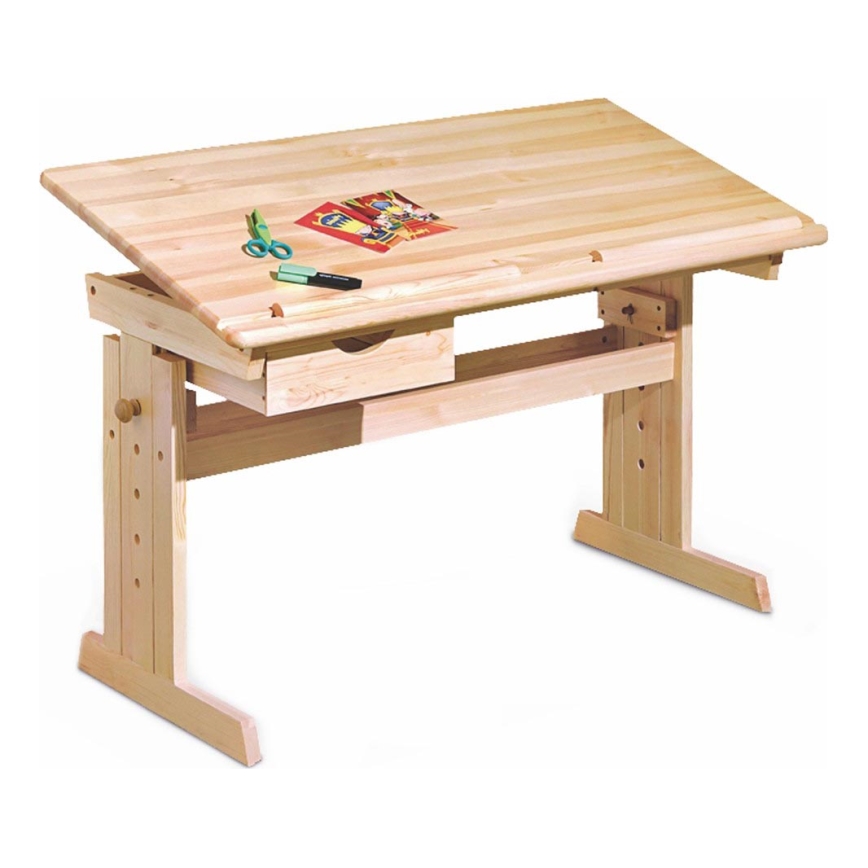 Tiltbart skrivbord för barn JULIA 96x109 cm