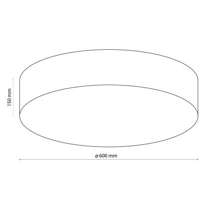 TK belysning 1584 - Takbelysning RONDO 4xE27/15W/230V