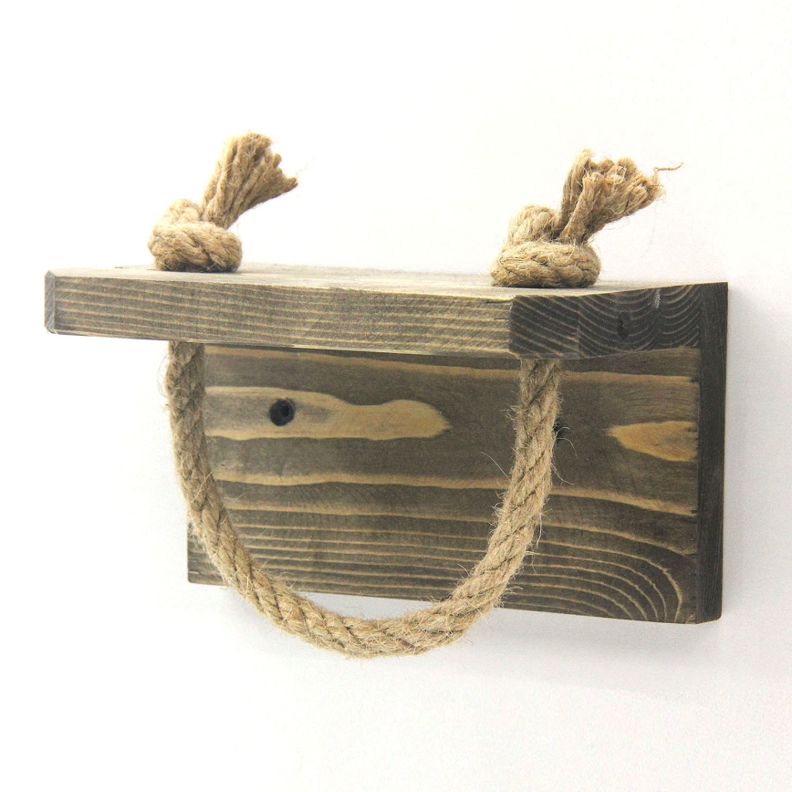 Toalettpappershållare 10x17 cm gran