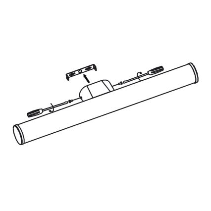 Top Light - Badrumsspegel med LED-belysning MADEIRA LED/15W/230V 60 cm IP44