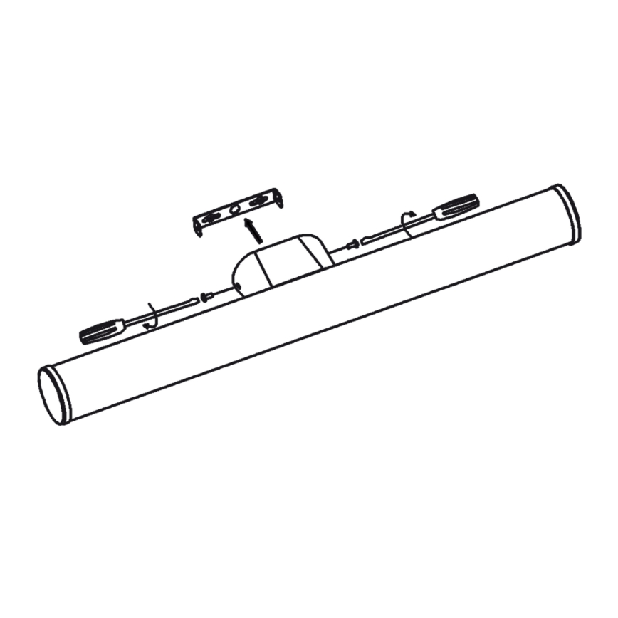 Top Light - Badrumsspegel med LED-belysning MADEIRA LED/15W/230V 60 cm IP44