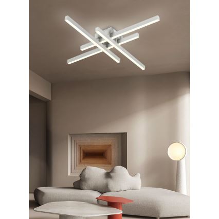 Top Light - Dimbar LED ytmonterad ljuskrona CROSS LED/50W/230V 3000-6500K + fjärrkontroll