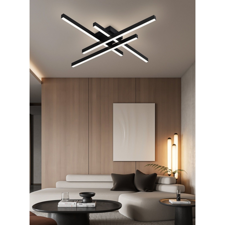 Top Light - Dimbar LED ytmonterad ljuskrona CROSS LED/50W/230V 3000-6500K + fjärrkontroll