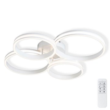 Top Light - Dimbar LED ytmonterad ljuskrona OLYMP LED/65W/230V 3000-6500K rund vit + fjärrkontroll