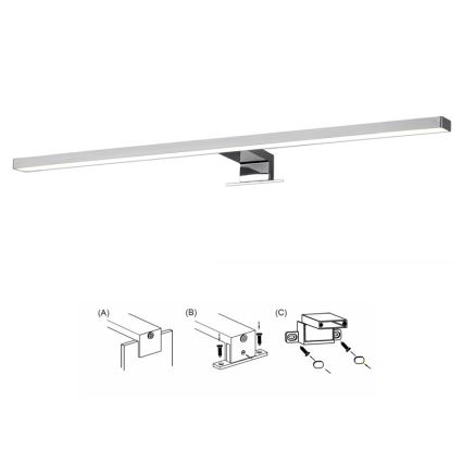 Top Light GILA LED XL - Badrumsspegel med LED-belysning GILA LED/8W/230V IP44