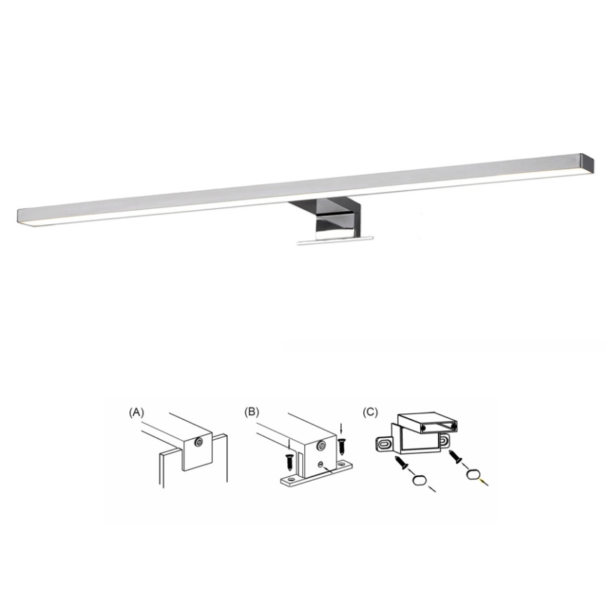 Top Light GILA LED XL - Badrumsspegel med LED-belysning GILA LED/8W/230V IP44