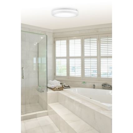 Top Light - LED badrumslampa COMET LED/15W/230V 3000/4000/6500K IP54 diameter 20 cm vit