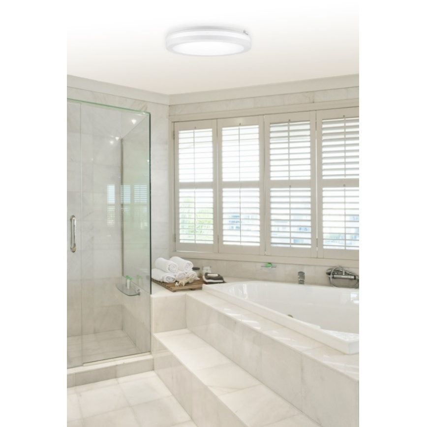 Top Light - LED badrumslampa COMET LED/15W/230V 3000/4000/6500K IP54 diameter 20 cm vit