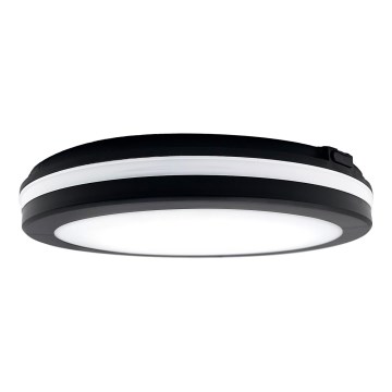 Top Light - LED badrumslampa COMET LED/24W/230V 3000/4000/6500K IP54 diameter 30 cm svart