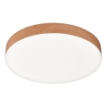 Top Light - LED badrumstaklampa SPIRIT LED/24W/230V 3000/4000/6500K IP44 Ø 30 cm brun