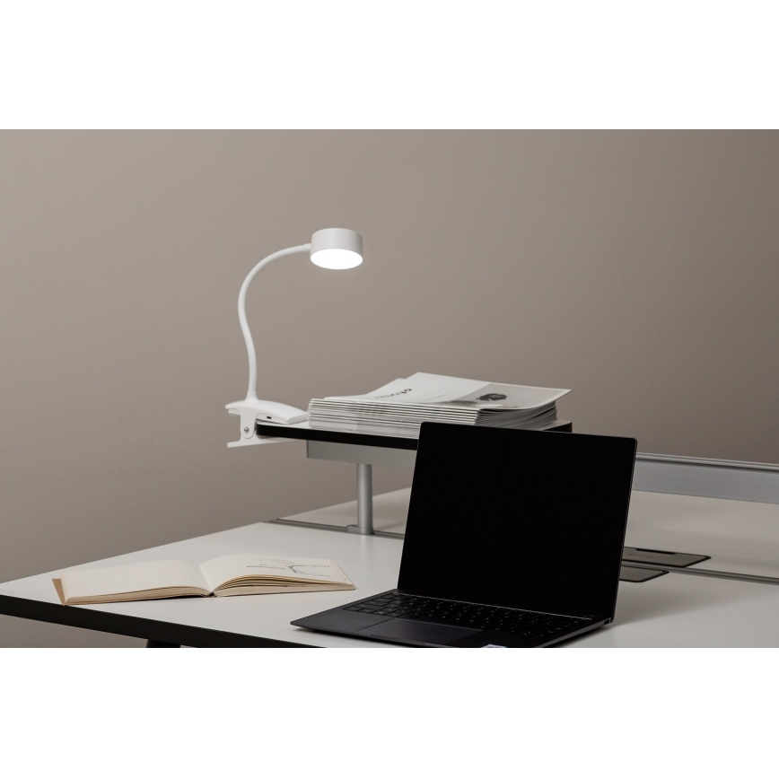 Top Light - Beröringsstyrd dimbar LED-bordslampa med klämma BELLA LED/4,8W/5V 3000-6500K vit