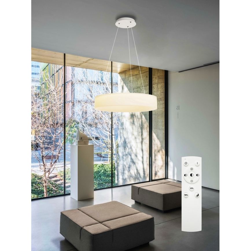 Top Light - LED Dimbar takkrona på lina HALO LED/40W/230V 3000-6500K Ø 44 cm + fjärrkontroll