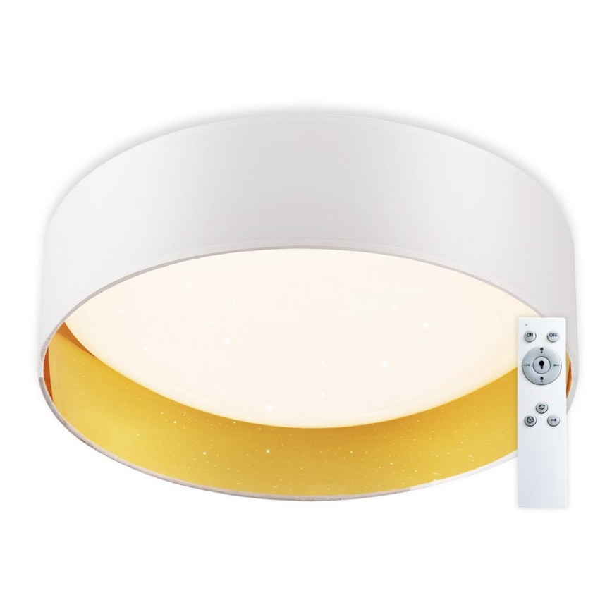 Top Light - LED Dimbar taklampa IVONA 40B +Fjärrkontrol LED/24W/230V + fjärrkontroll vit