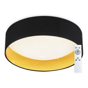 Top Light - LED Dimbar taklampa IVONA 40C +Fjärrkontrol LED/24W/230V + fjärrkontroll svart