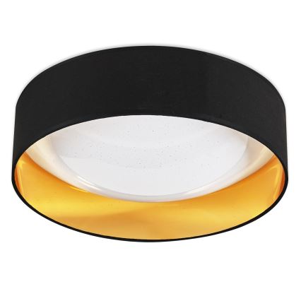 Top Light - LED Dimbar taklampa IVONA 40C +Fjärrkontrol LED/24W/230V + fjärrkontroll svart