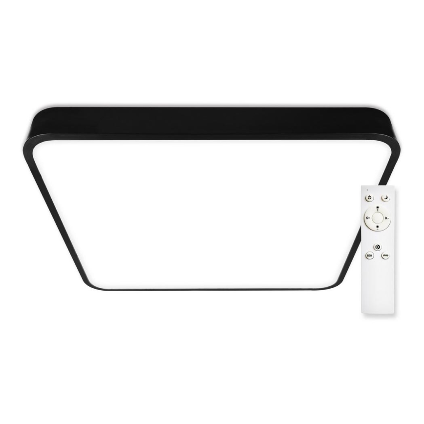 Top Light - LED Dimbar taklampa METAL LED/60W/230V vinklat svart + fjärrkontroll