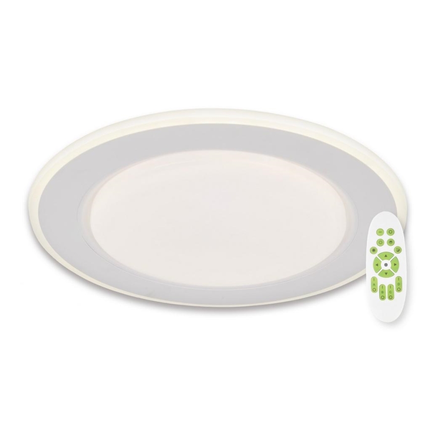 Top Light - LED Dimbar taklampa NORMAN LED/51W/230V diameter 39 cm vit + fjärrkontroll