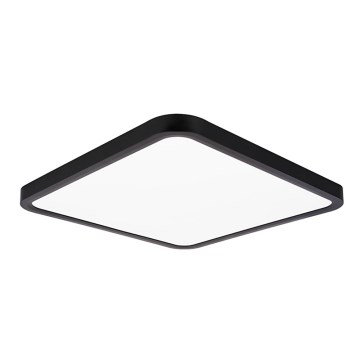 Top Light - LED Dimbar taklampa REVIT LED/36W/230V 3000-6500K 40x40 cm svart + fjärrkontroll