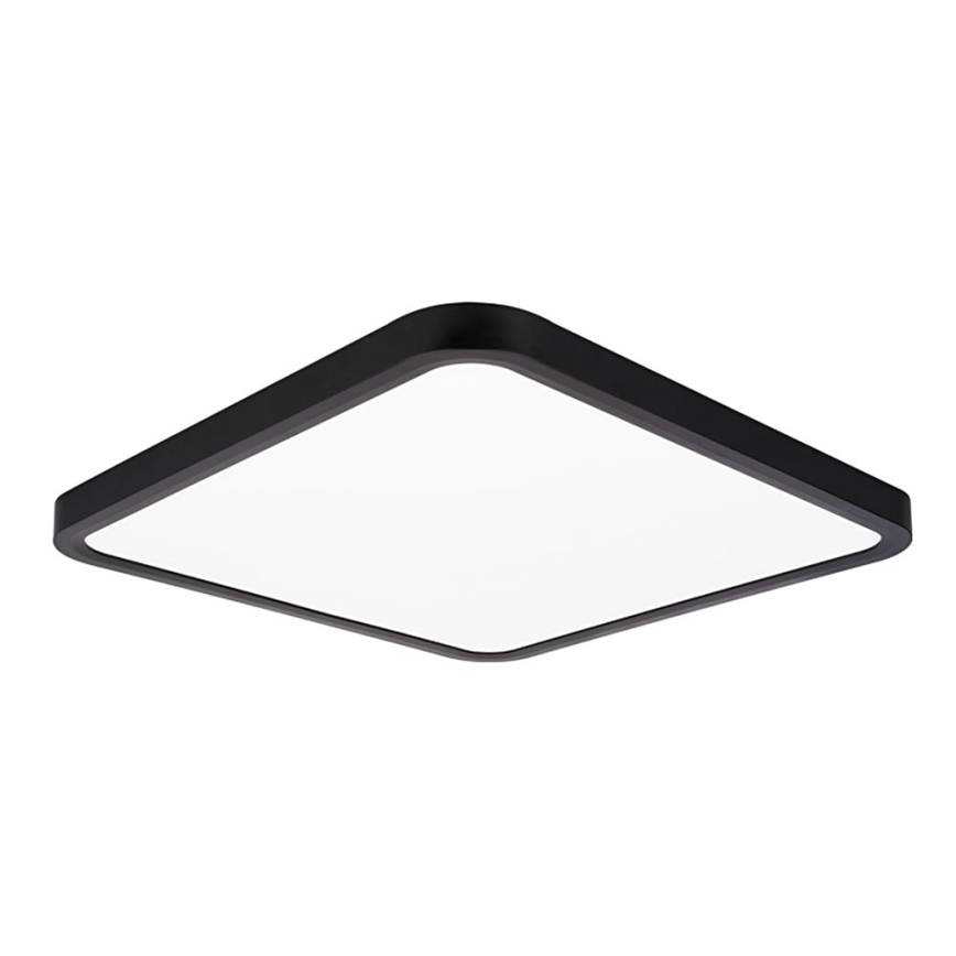 Top Light - LED Dimbar taklampa REVIT LED/36W/230V 3000-6500K 40x40 cm svart + fjärrkontroll