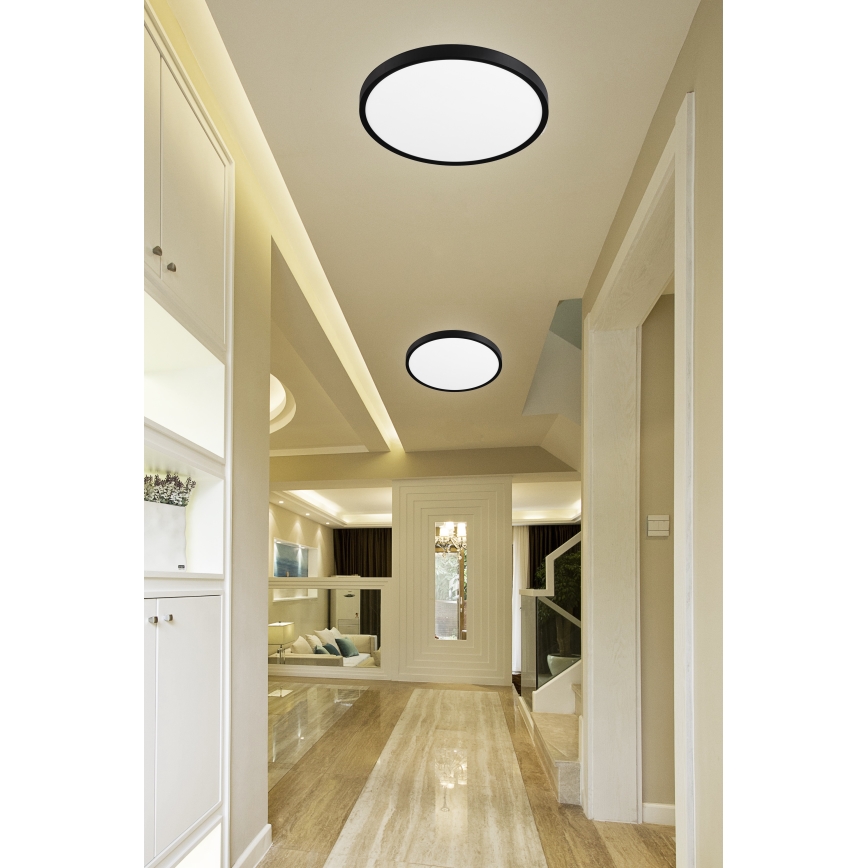 Top Light - LED Dimbar taklampa REVIT LED/70W/230V 3000-6500K diameter 75 cm svart + fjärrkontroll