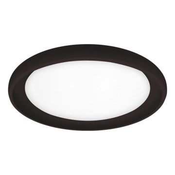 Top Light - LED Dimbar taklampa SALERNO LED/60W/230V 3000-6500K diameter 60 cm svart + fjärrkontroll