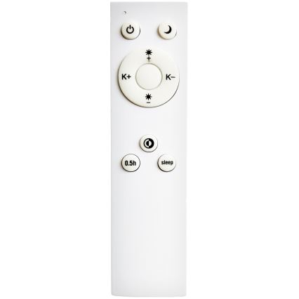 Top Light - LED Dimbar taklampa SALERNO LED/60W/230V 3000-6500K diameter 60 cm svart + fjärrkontroll