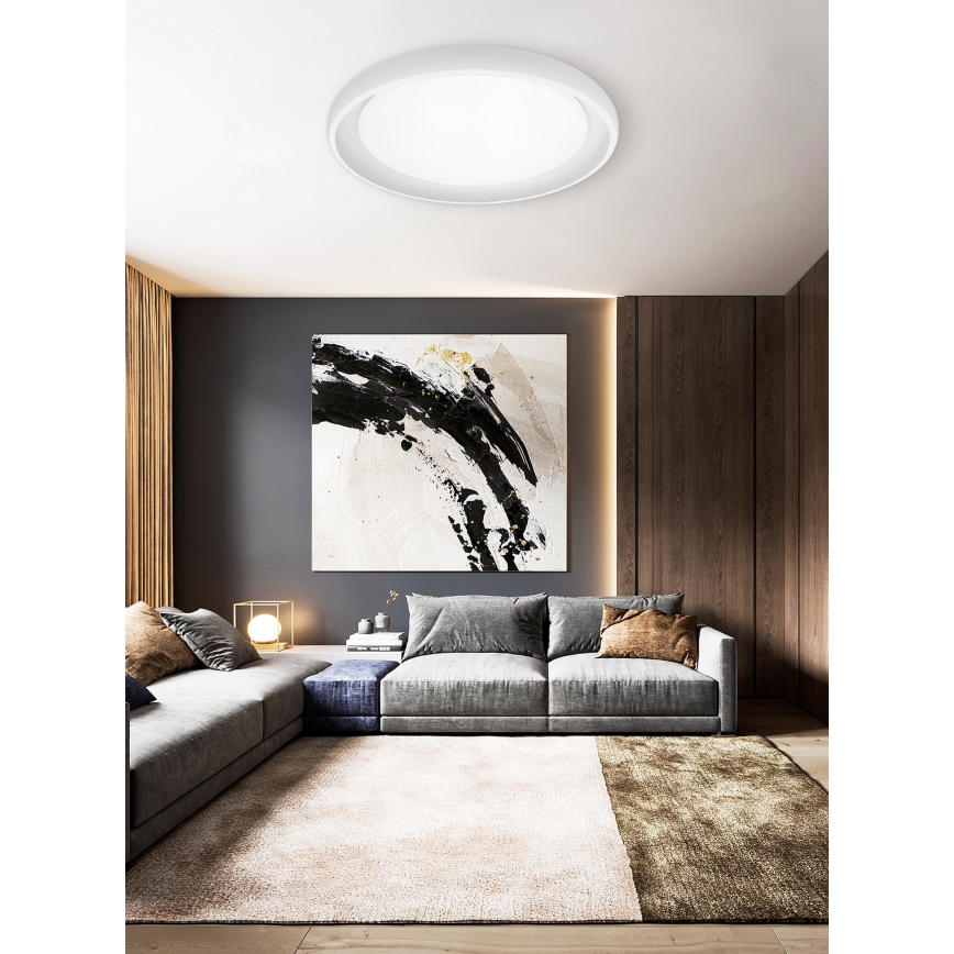 Top Light - LED Dimbar taklampa SALERNO LED/60W/230V 3000-6500K diameter 60 cm vit + fjärrkontroll