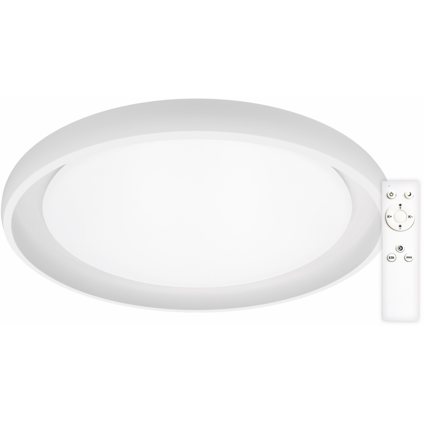 Top Light - LED Dimbar taklampa SALERNO LED/60W/230V 3000-6500K diameter 60 cm vit + fjärrkontroll