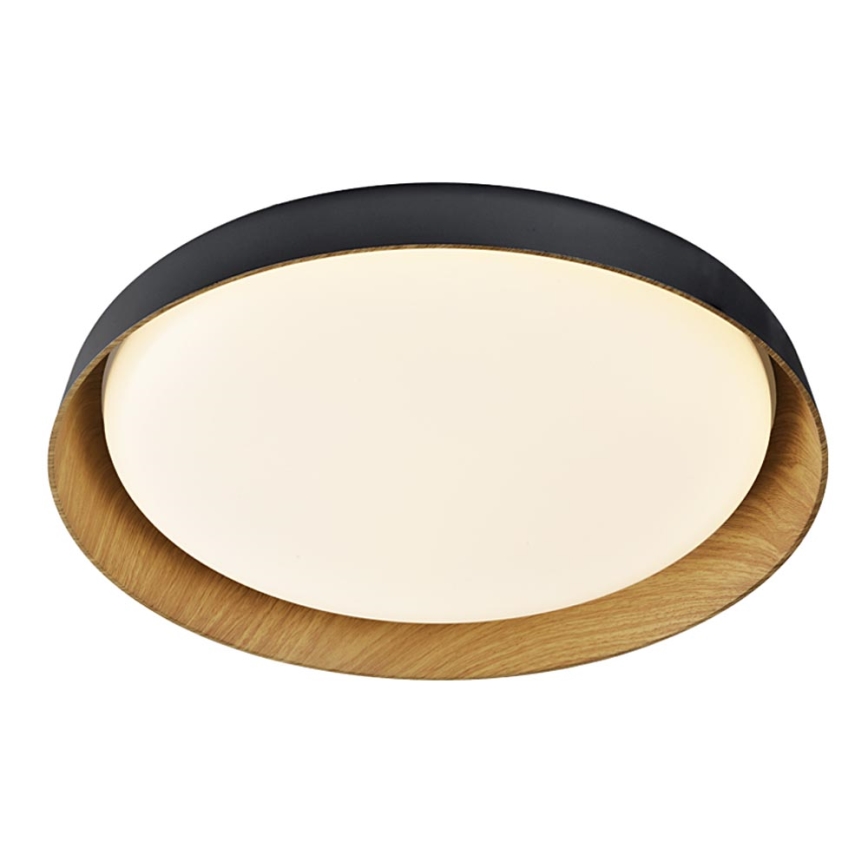 Top Light - LED Dimbar taklampa SATELLITE LED/36W/230V 3000-6500K diameter 43 cm svart/brun + fjärrkontroll