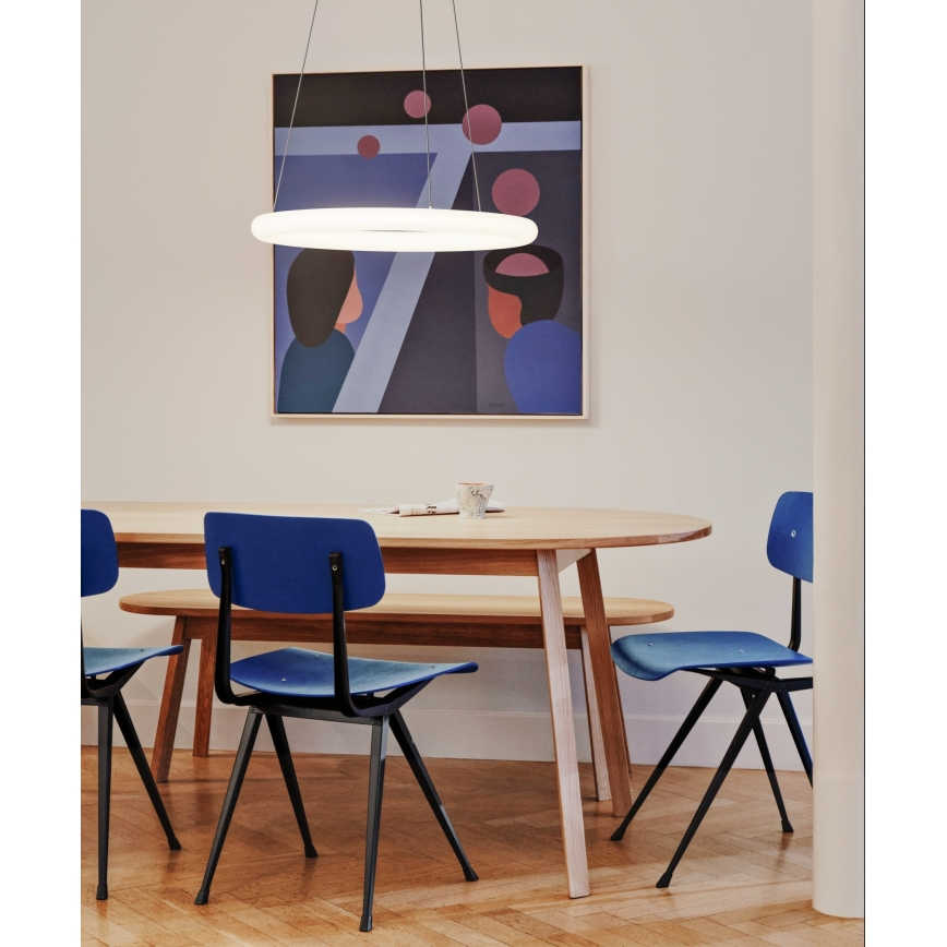 Top Light - LED-dimbar pendel på vajer RINGO LED/40W/230V 3000-6500K vit + fjärrkontroll