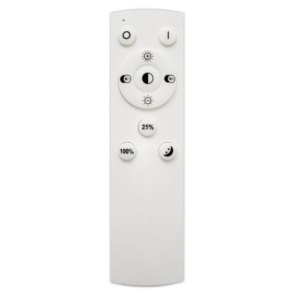 Top Light - LED ljusreglerad ljuskrona på textilsladd LINE LED/30W/230V svart + fjärrkontroll