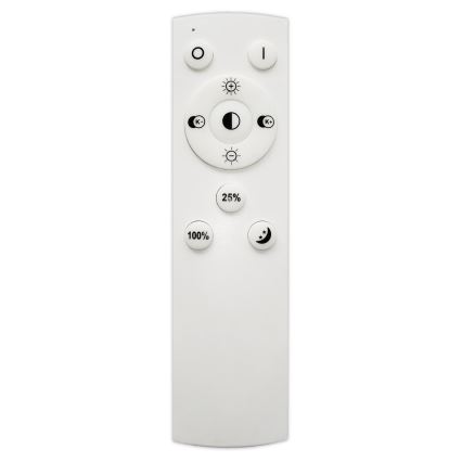 Top Light - LED ljusreglerad ljuskrona på textilsladd SATURN LED/30W/230V 3000-6500K svart + fjärrkontroll