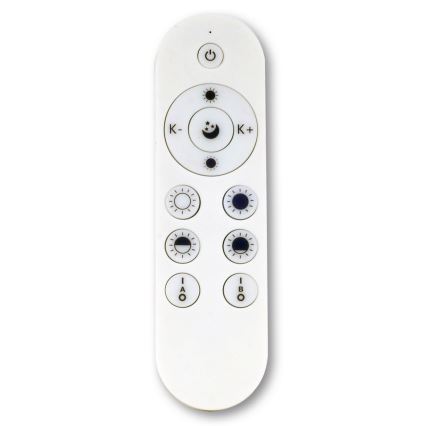 Top Light - LED ljusreglerad ljuskrona på textilsladd APOLO LED/45W/230V svart + fjärrkontroll