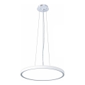 Top Light - LED ljusreglerad ljuskrona på textilsladd REVIT LED/36W/230V 3000-6500K diameter 40 cm vit + fjärrkontroll