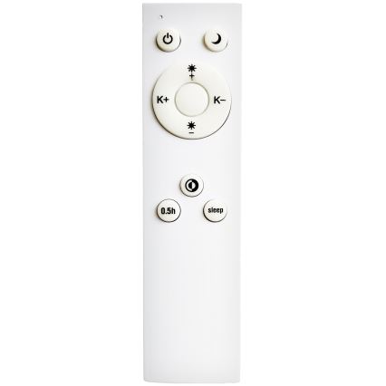 Top Light - LED ljusreglerad ljuskrona på textilsladd SALERNO LED/60W/230V 3000-6500K diameter 60 cm svart + fjärrkontroll