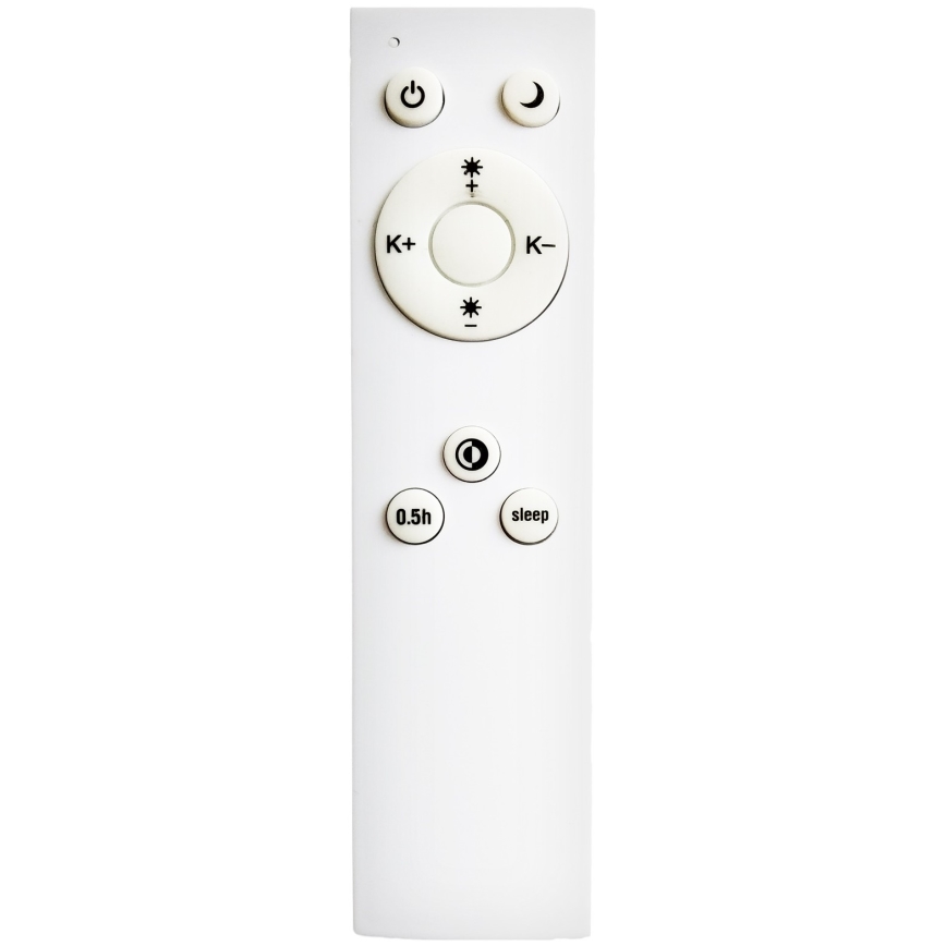 Top Light - LED ljusreglerad ljuskrona på textilsladd SALERNO LED/60W/230V 3000-6500K diameter 60 cm svart + fjärrkontroll