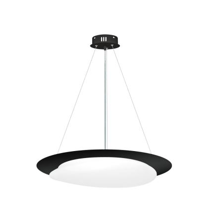 Top Light - LED ljusreglerad ljuskrona på textilsladd STONE LED/51W/230V 3000-6500K + fjärrkontroll