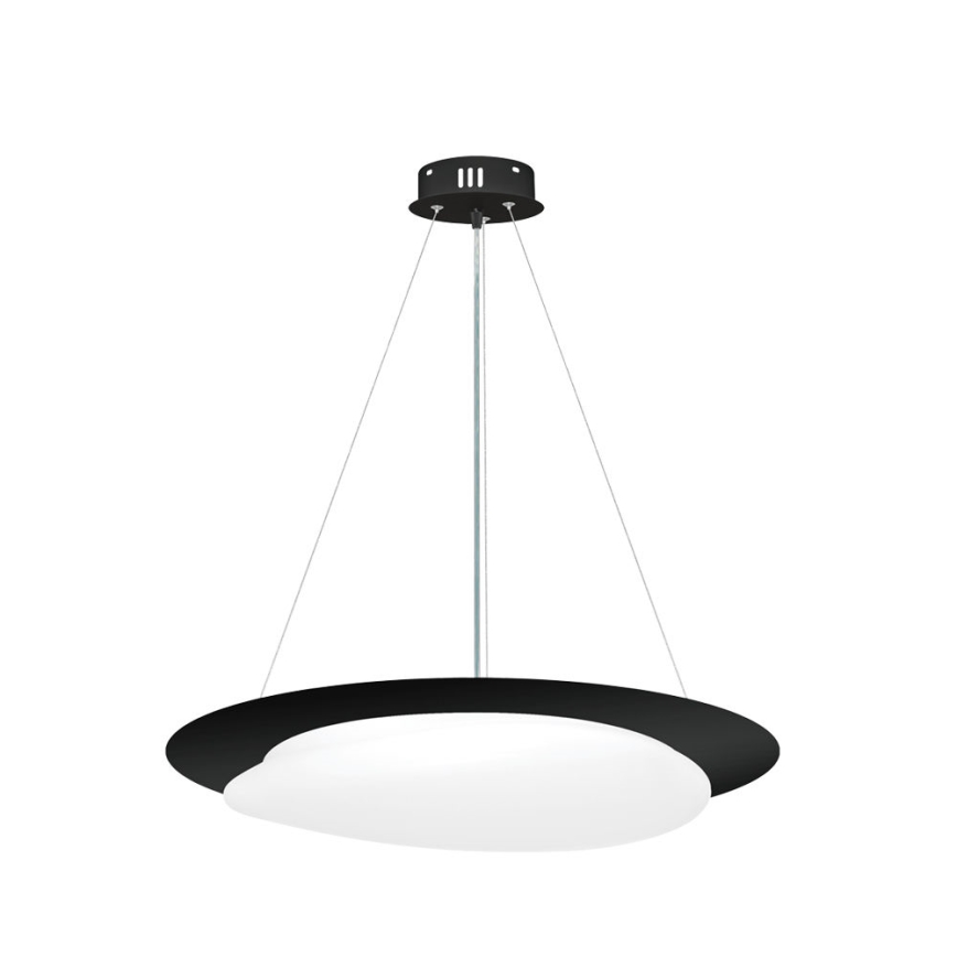 Top Light - LED ljusreglerad ljuskrona på textilsladd STONE LED/51W/230V 3000-6500K + fjärrkontroll