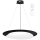 Top Light - LED ljusreglerad ljuskrona på textilsladd STONE LED/51W/230V 3000-6500K + fjärrkontroll