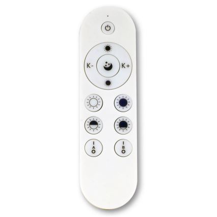 Top Light - LED RGB Ljusreglerad ljuskrona på textilsladd METAL LED/60W/230V Wi-Fi Tuya vit + fjärrkontroll